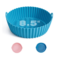 thumbnail image 1 of Amdohai 2 Pack Air Fryer Silicone Pot Round Liners - Reusable Air, 1 of 8
