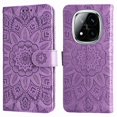thumbnail image 2 of Funda tipo cartera GANGXUN para Xiaomi Redmi Note 14 Pro 5G , diseño girasol, cuero PU, soporte, cierre magnético, tarjetero, 2 of 5