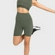 thumbnail image 4 of Pantalones cortos de yoga para mujer con forma de glúteos, cintura alta, ajustados, pantalones cortos deportivos para ciclismo, 4 of 6
