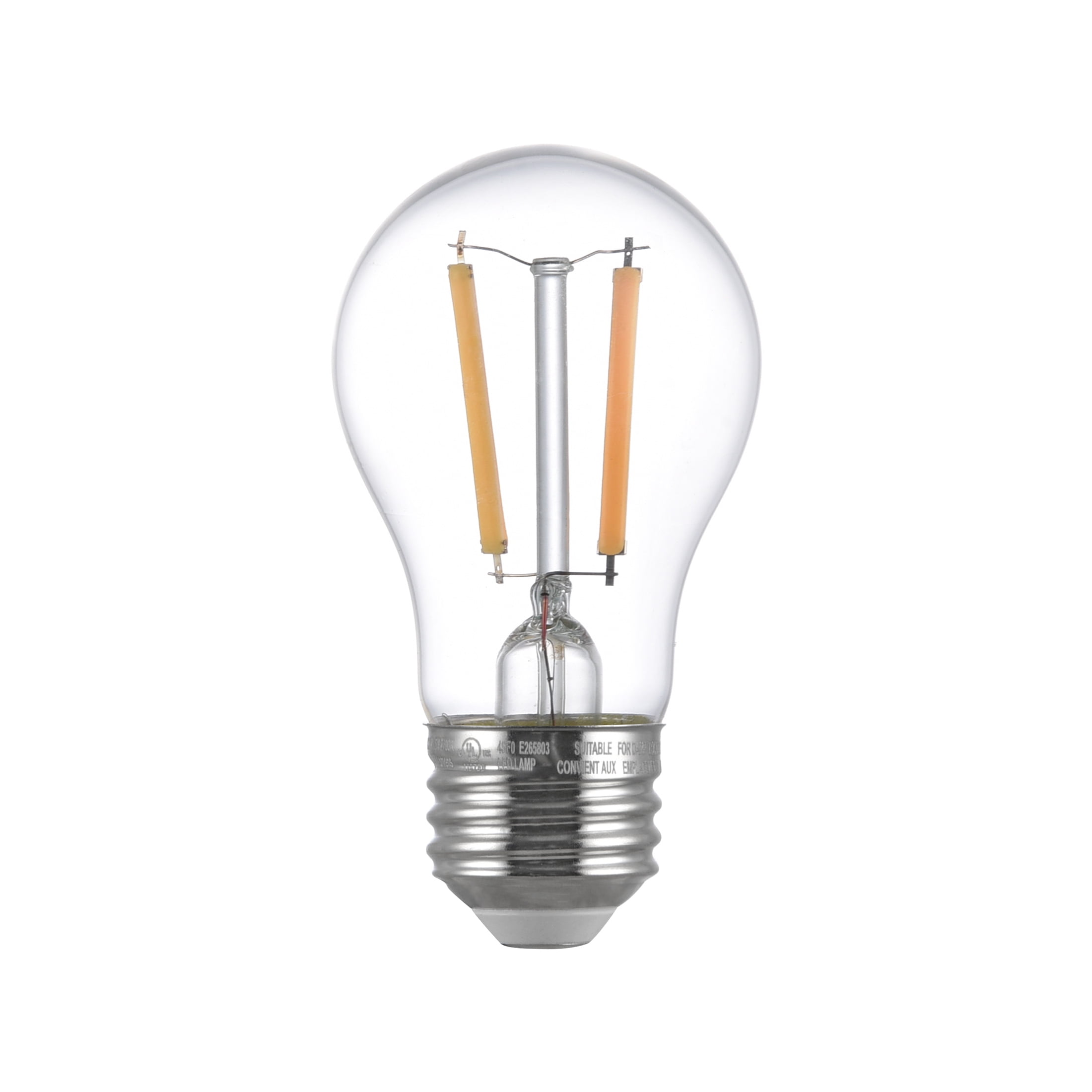 (3 pack) Great Value A15 LED Ceiling Fan Light Bulb, 4.5-Watt (40W Equivalent) Soft White Dimmable E26 Base 2 Pack