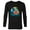 Black, variant on Disney PIXAR Finding Nemo Surf-Tastic with Nemo & Dory - Long Sleeve T-Shirt for Men - Customized-White