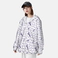 thumbnail image 5 of Kdxio Lavender Flowers Print Women Men Sun Protection UPF 50+ Jackets Zip Up Long Sleeve Hoodie Hiking Lightweight with Pockets, 5 of 8