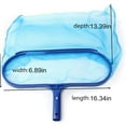 thumbnail image 3 of Medium Fine Mesh Pool Leaf Skimmer Net | Swimming Pool Rake for Cleaning Hot Tubs Spas & Fountains | Fits Standard Pole | Blue Plastic Frame, 3 of 6