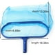 thumbnail image 3 of Red de skimmer de hojas de piscina | Rastrillo de malla fina media para la limpieza de piscinas | Marco de plástico resistente | Se adapta a postes estándar | Azul | 16.3x11in | Elimina escombros y, 3 of 6