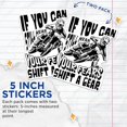 thumbnail image 3 of (2 Pack) If You Can Still Hear Your Fears Shift A Gear Stickers - Dirtbike Racing - 5 Inches On Longest Side - Premium Vinyl Decal - Sticks to Any Smooth Flat Surface - Made in USA - BMCS2222, 3 of 7