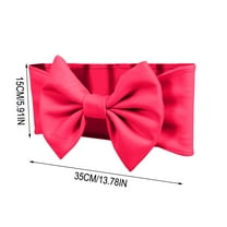 Virelaxpo Elastic Chair Back Bow Cover No Tie Needed for Holiday Parties and Event Decor with Festive Touch