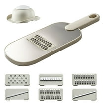 Gnmfd Multifunctional Vegetable Cutter Slicer Chopper Julienne Shredder for Carrots Onions Lettuce Fruits Herbs, Thick Thin Slicing Dicing Grater with Storage Box for Home Kitchen Use