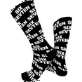 thumbnail image 4 of Bas Roses 67 Chaussettes Imprimées Mignonnes Chaussettes de Baseball, 4 of 5