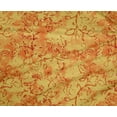 thumbnail image 4 of oneOone Polyester Lycra Yellow Fabric Batik Sewing Material Print Fabric By The Yard 56 Inch Wide, 4 of 4
