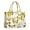 Yellow Butterfly Pattern, variant on Large Capacity Tote Bag,Yellow Butterfly Pattern Handbag Fashion Luxury Tote Bag,15.7"x13"x 5.1" Inches,Laptop Compatible