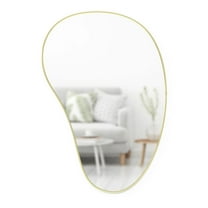 Umbra Hubba Pebble Wall Mirror | Brass