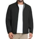 thumbnail image 1 of Chaqueta de negocios INSPIRE CHIC para hombres, con forro, cuello alto, cierre completo, chaqueta formal de golf, color negro, 1 of 6