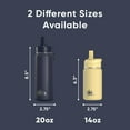 thumbnail image 5 of Hydrapeak Mini 14oz Water Bottle with Straw Lid, Stainless Steel Double Wall Insulated Water Bottle | Leak-Proof and Spill-Proof Water Bottle, 24 Hours Cold (Navy), 5 of 9