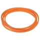 thumbnail image 1 of Uxcell 4 Paquetes de Correas de Máquina de Coser Naranjas MB-380 Correa en V de Motor de 15" de Circunferencia Exterior, 1 of 6