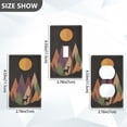 thumbnail image 7 of Yayeee Toggle Light Switch Wall Plate 1-Gang 4.5"x2.7" Home Decorative Outlet Cover, Abstract Mountain, 7 of 7