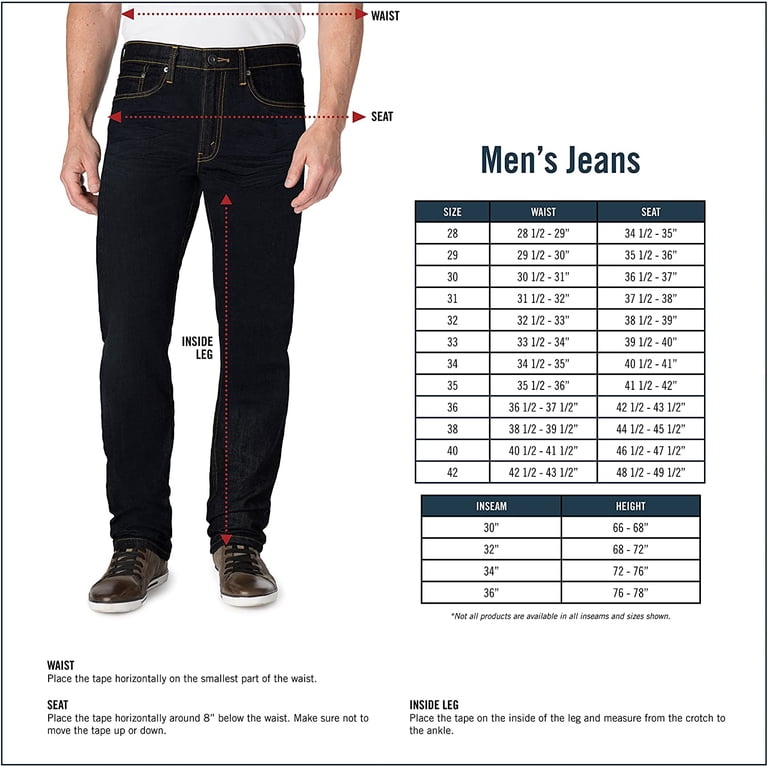Signature by Levi Strauss Co. Gold Label Mens Regular Fit Jeans