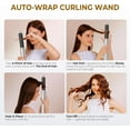 thumbnail image 4 of 5-in-1 Foldable Hot Air Styler Kit, Professional Hair Dryer Brush System with Auto-Wrap Curlers & Volumizing Brush for All Hair Types, 4 of 14