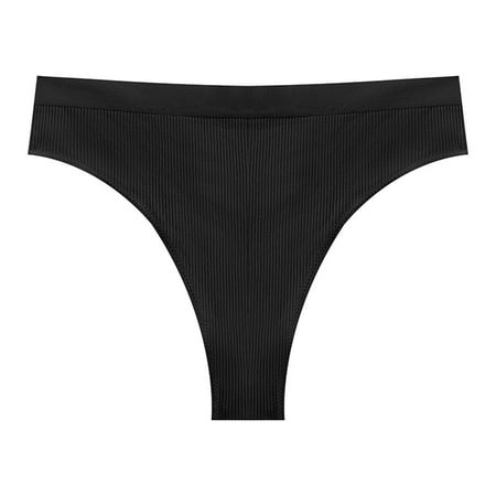 Wancir High Waist Bikini Underwear Womens Seamless Lace No Show Panties Soft Stretch High Cut Panties