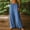 Sky Blue wide leg palazzo pants for women a1, variant on Cagogo Wide Leg Plus Size Pants for Women Flowy Elastic Waist Boho Lounge Long Trousers Solid Casual Beach Party Palazzo Wear Summer, Green S