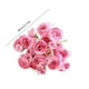 thumbnail image 3 of Flores de camelia artificiales - Ramos de plástico blanco en pack de 6 para decoración del hogar, centros de mesa de bodas y fiestas, 3 of 6