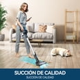 thumbnail image 2 of Aspiradora Inalámbrica INSE - Diseño de Tubo Recto, 6 en 1, Recargable y Ligera, Ideal para Alfombras, Suelos Duros, Pelo de Mascotas y Hogar, Color Azul, 2 of 9