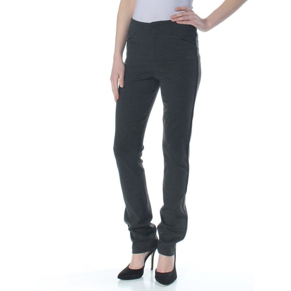 INC $69 Womens New 1279 Gray Straight leg Wear To Work Pants 2 B B