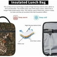 thumbnail image 4 of Camo Forest Camouflage Deer Insulated Lunch Box for Women Men, Portable Lunch Bag Reusable Cooler Tote for Office Work Travel Picnic Camping Beach, 4 of 10