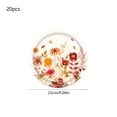 thumbnail image 3 of Gqtwoy 20Pcs Thanksgiving Paper Plates, Disposable Tableware, Festive Pumpkin and Maple Leaves Patterns, Perfect for Fall Harvest Party Celebrations, Eco-Friendly and Convenient for Gatherings, 3 of 6