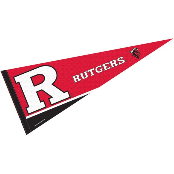 Rutgers Scarlet Knights 12" X 30" Felt College Pennant