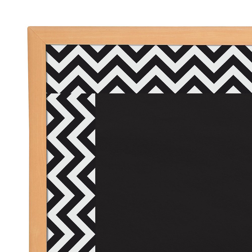 Black Chevron Bulletin Board Borders Educational 12 Pieces