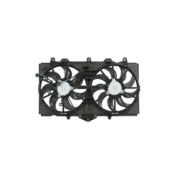 Dual Radiator and Condenser Fan Assembly - Cooling Direct Fit/For 214814GA0A 14-14 Infiniti Q50, 15-15 Q50 Sport, 14-18 Q50 Hybrid 3.5/3.7L - With Fan Control Module