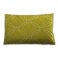 thumbnail image 1 of Ahgly Company Patterned Outdoor Rectangular Golden Yellow Lumbar Throw Pillow, 13 inch by 19 inch, 1 of 5