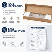 Garwarm 29.5 Modern LED Ceiling Light, 75W Dimmable Flush Mount Ceiling Light with Remote, 3000K-6500K Adjustable Acrylic Ceiling Lamp for Living Room, Dining Room, Bedroom