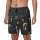 thumbnail image 1 of Balery Stylish Avian Gathering Bañador para hombre, shorts de playa de secado rápido con entrepierna y forro de compresión-Large, 1 of 6