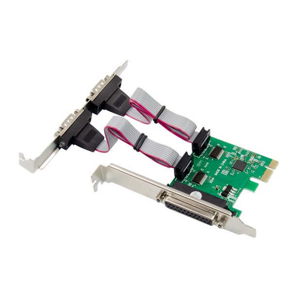 PCIE Serial Parallel Control Card AX99100 RS232 Serial Port Extension
