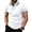 White #043, variant on Men's Polo Shirts Short Sleeve 3 Buttons Golf Shirts Classic Fit Casual Performance T-Shirt, 2XL