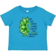 thumbnail image 3 of Inktastic Mental Health Awareness Green Sunflower Ribbon Boys or Girls Baby T-Shirt, 3 of 5