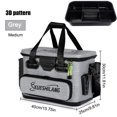 thumbnail image 3 of Bolsa de aparejos de pesca 30L Cubo de pesca multifuncional EVA (M gris con caja) Likrtyny Para Estrenar, 3 of 3