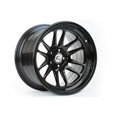 thumbnail image 1 of Décalage de 18 x 11 Po Plus 8 mm et 5 x 114,3 Boulons de Course XT-206R Roue Noire, 1 of 1