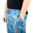 thumbnail image 3 of Naruto Shippuden Anime Cartoon Mens Blue All Over Print Sleep Pajama Pants, 3 of 4
