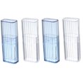 thumbnail image 4 of NIYANGLE 4-Pack Clear Toothpick Holders Small Rectangular Containers for Home, Office, Kitchen, and Travel Use, 4 of 8