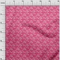 thumbnail image 2 of oneOone Cotton Flex Pink Fabric Fish Ocean Diy Clothing Quilting Fabric Print Fabric By Yard 40 Inch Wide, 2 of 4