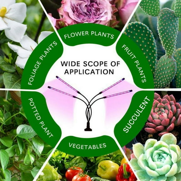 LED Grow Lights for Plants,Full Spectrum Plant Growing Lamp Hydroponics Plants,Multi-Level Dimmable,Support Timing