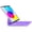 Purple, variant on everylikit Keyboard Case Compatible with 10.9 inch iPad 11th (A16) & 10th Generation, Magnetic Backlit Keyboard with Multi-Touch Trackpad, Floating Cantilever Stand,Blue