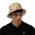 thumbnail image 4 of Fotbe Hamburger Pizza Sombrero Tipo Pescador con Estampado – Sombrero de Sol de Algodón de Moda para Playa, Golf, Pesca, 4 of 6
