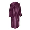 thumbnail image 3 of Endea Graduation Shiny Maroon Graduation Gown  Cap, 3 of 9