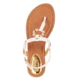 thumbnail image 6 of Victoria K Women's Circle Detail Rhinestone Embellished Fashion Sandal, 6 of 7