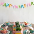 thumbnail image 3 of Mareep 3Pcs Happy Easter Banner Garland, Easter Party Decorations with Colorful Pull Flag Design, Festive Spring Party Supplies for Decoration, Easter Egg Bunny Hanging Decor for Holiday Celebration, 3 of 4