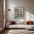 thumbnail image 2 of Broome Street Architectural 02 - Manhattan New York Photography Architecture Cityscape Street Photography Vintage Black Framed Wall Art Print 6 x 8 inches, 2 of 4