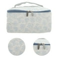 thumbnail image 4 of Unique Bargains 1 Pc Trendy Square Hearts Drawstring Makeup bag for Travel Blue Polyester, 4 of 6